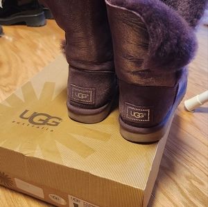 Uggs metallic boots
